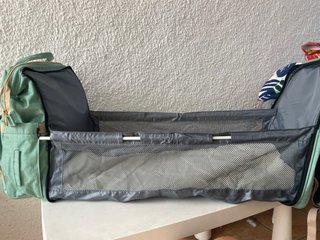 Mochila Cuna Portátil Verde