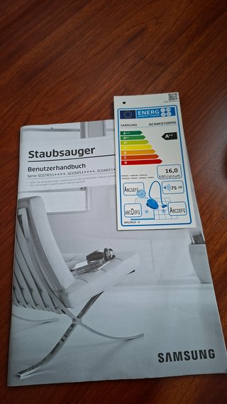 Aspirador Samsung sem saco