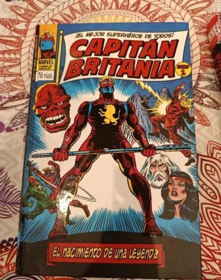 CAPITÁN BRITANIA MARVEL LIMITED EDITION COMPLETA
