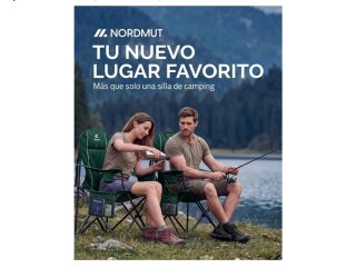 Silla Camping Plegable NORDMUT Verde