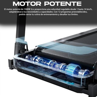 Cinta de Correr Plegable 1500W DELUXE13