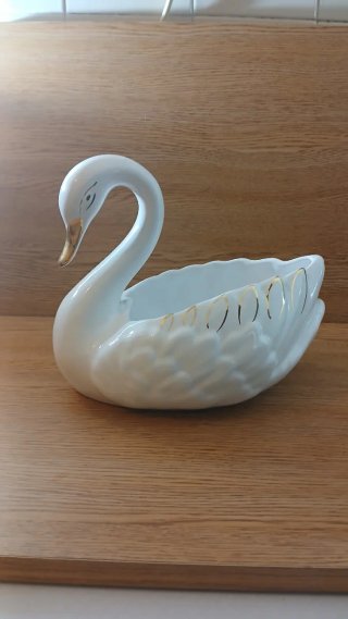 Vaso Cisne Loiça Dourados