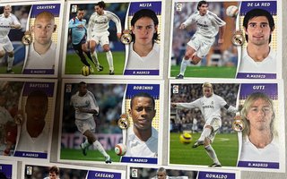 Cromos fútbol Real Madrid Liga Este 2006/2007