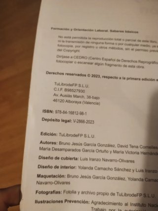 Formación y orientación laboral saberes básicos...