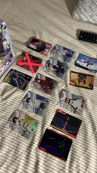 Lote Cartas Coleccionables KAYOU Evangelion
