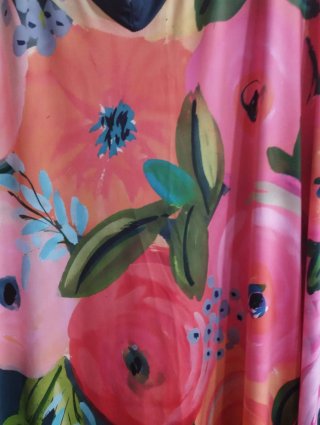 Precioso vestido largo talla grande
