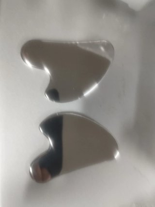 Gua Sha Aço Inox Massagem Facial