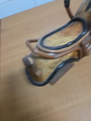 Moto Harley Davidson de madera artesanal