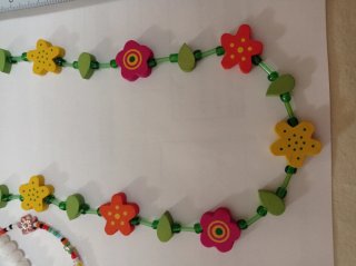 Set Gioielli Bambina in Legno - Collana, Bracciali