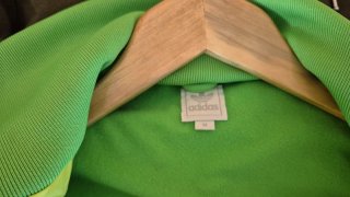 Chaqueta Adidas Firebird Track Top Verde y Amarill