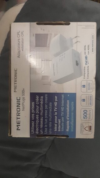 Adaptadores CPL Metronic NetPlugs 500+