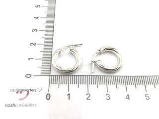 argollas plata 925mm