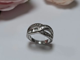 Anillo Plata Infinito con Circonitas