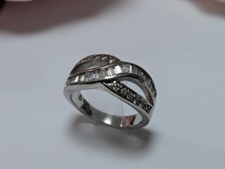 Anillo Plata Infinito con Circonitas