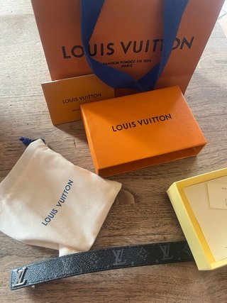 Pulsera Louis Vuitton Monogram Marrón y Dorado