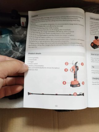 Tijera Eléctrica Podar Extensible
