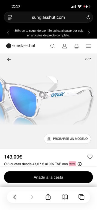 Gafas de sol Oakley Azules/Verdes