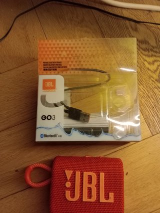 Altavoz Bluetooth JBL GO 3 Naranja/Rojo