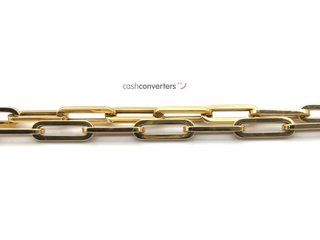 cadena oro 18k con circonita 30cm
