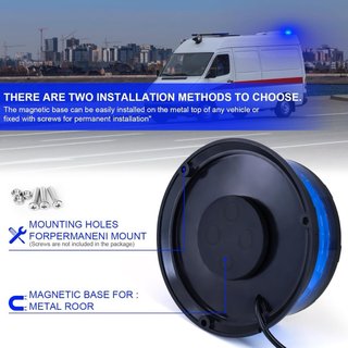 NUEVO! (29€) Luz intermitente azul para coche
