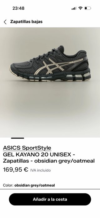 ASICS GEL KAYANO 20 UNISEX Zapatillas
