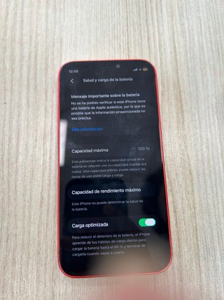 iPhone 12 mini rojo