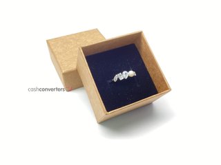 anillo plata 925mm con piedra con circonita