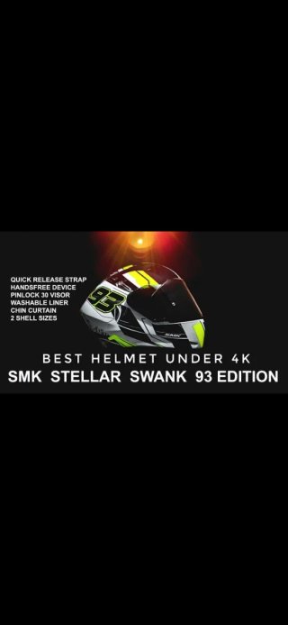 Casco Moto SMK Stellar #93