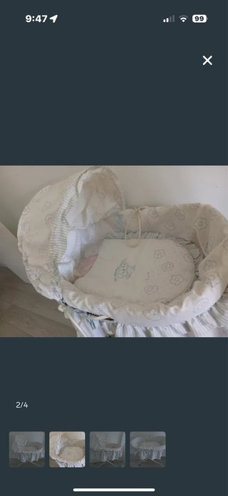 Cuna moisés para bebé