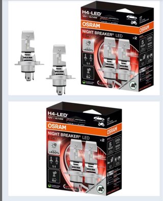 Lámparas LED H4 OSRAM NIGHT BREAKER x2
