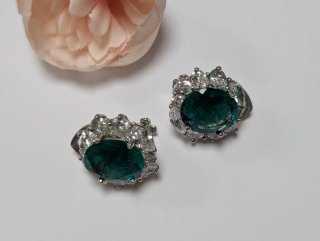 Pendientes antiguos plata