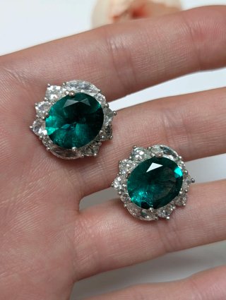Pendientes antiguos plata