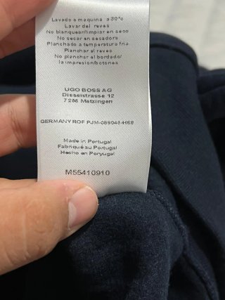 Sweatshirt Boss Hugo Boss Navy Blue Side S