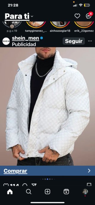 Chaqueta SHEIN blanca