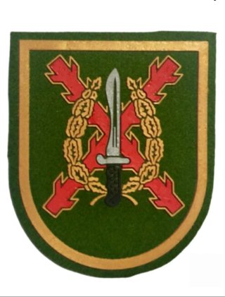 Parche militar MOE color verde