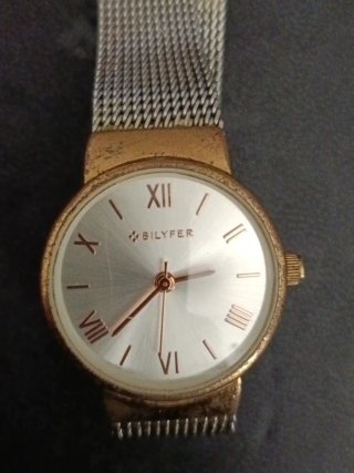 Reloj Bilyfer Dorado y Plateado
