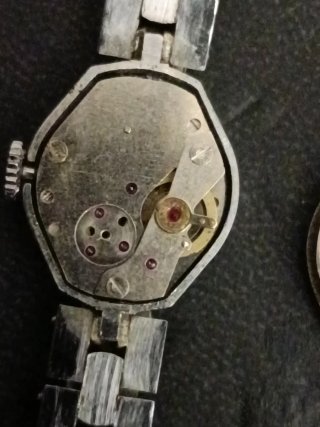 Reloj Gruen Plata con Cristales