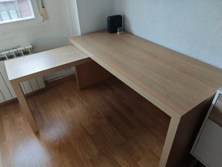 Escritorio IKEA MALM Madera Clara