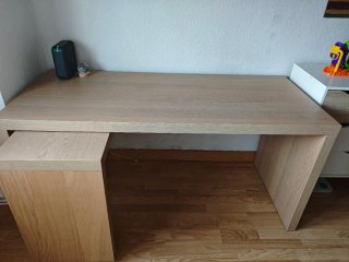 Escritorio IKEA MALM Madera Clara