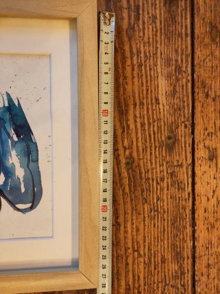 Quadro Angelo Azzurro Acquerello