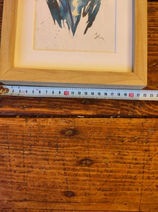 Quadro Angelo Azzurro Acquerello