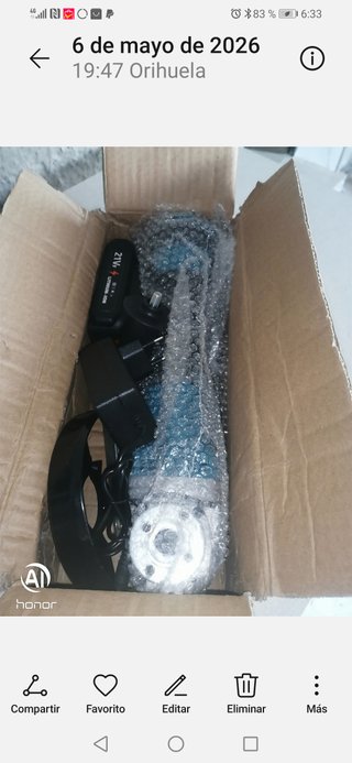 Amoladora Angular Inalámbrica 125mm