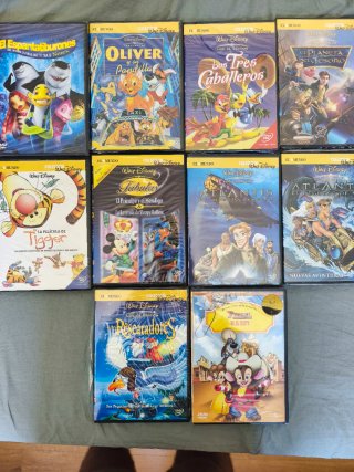 Películas Disney DVD Precintadas - Mirar lista