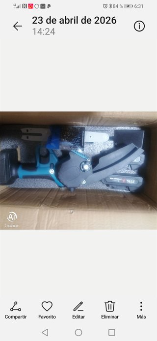 Motosierra Eléctrica 8 Brushless