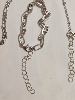 6 Pulseras Acero Inoxidable Baño Oro 18K