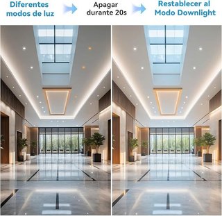 KEELED Downlight 6xLuz LED Techo Empotrable 6W