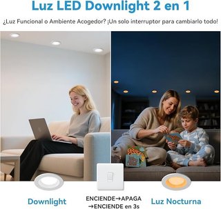 KEELED Downlight 6xLuz LED Techo Empotrable 6W