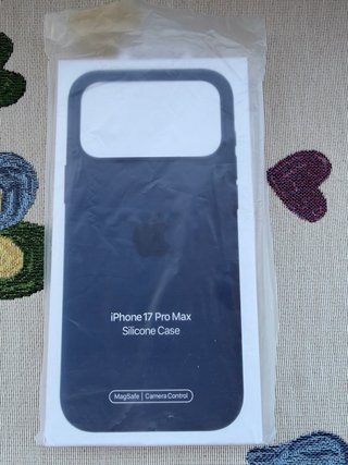 Cover iPhone 17 Pro Max Silicone Blu