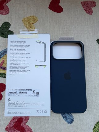 Cover iPhone 17 Pro Max Silicone Blu