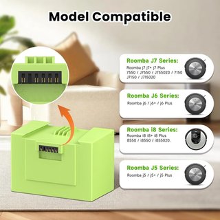 CITYORK batería 5000mAh 14,4V Roomba J5-7 I8 I3